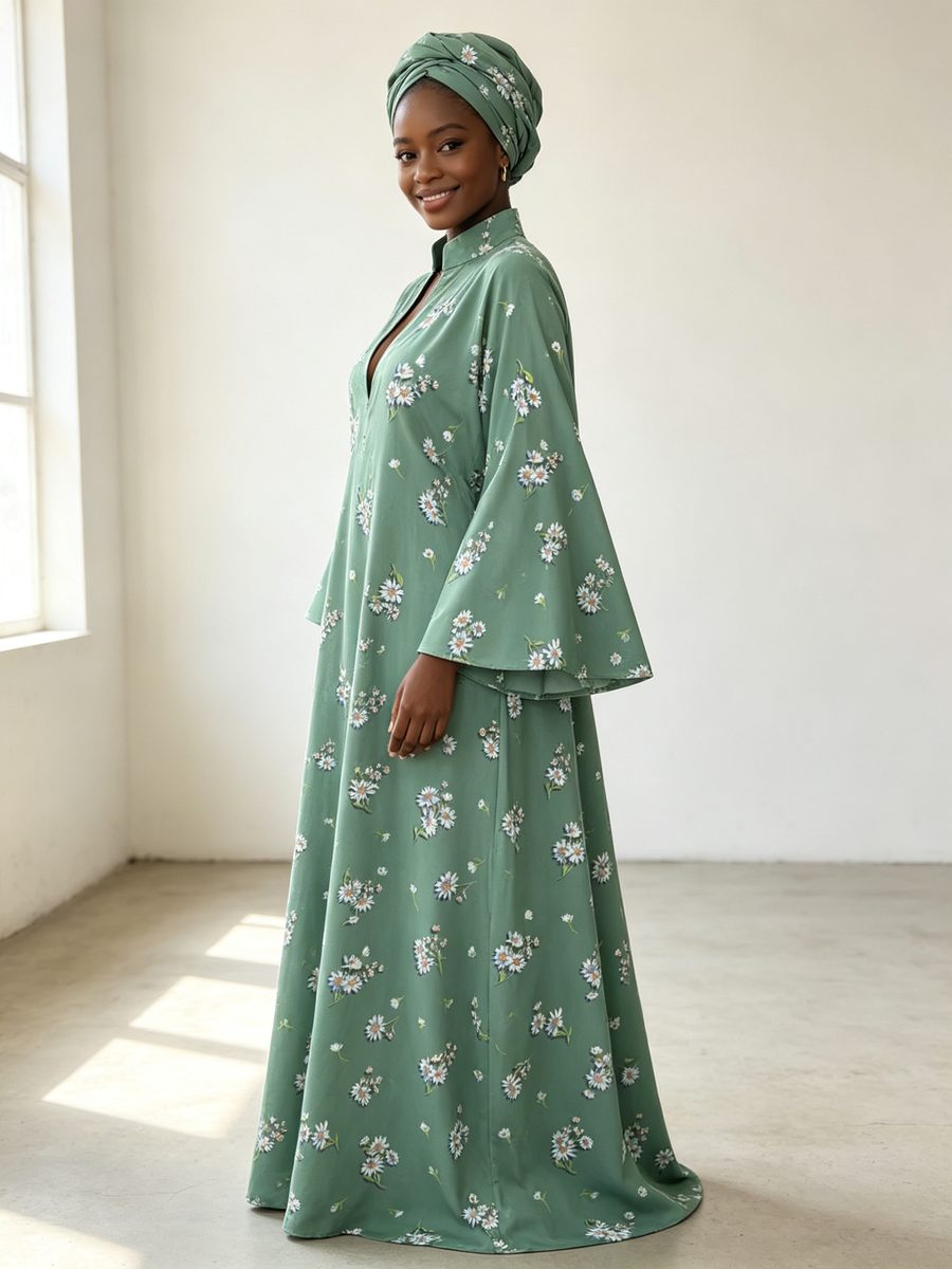 FZ-CP-106 · Green Mini Floral