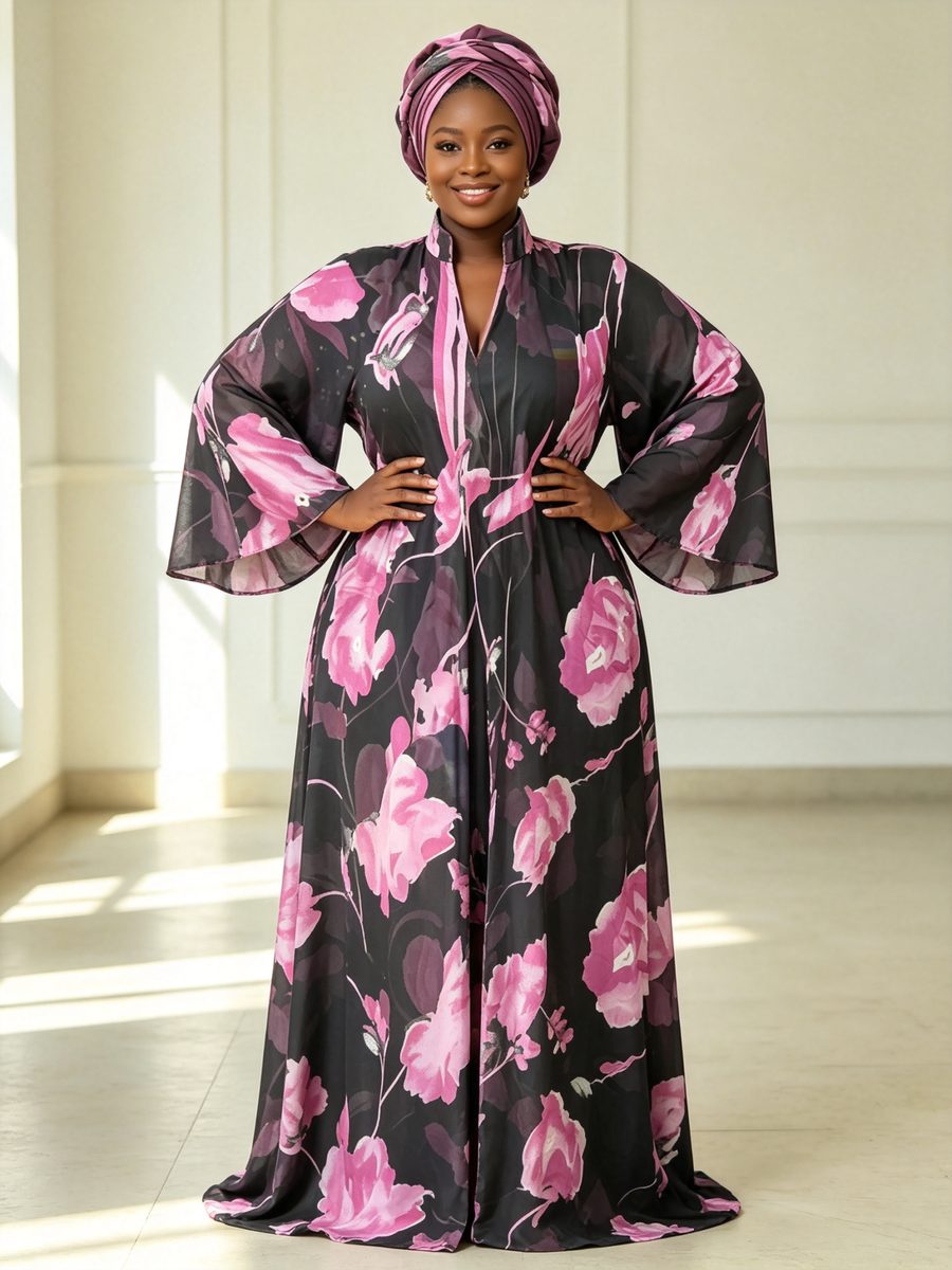 FZ-CP-119 · Black Pink Floral