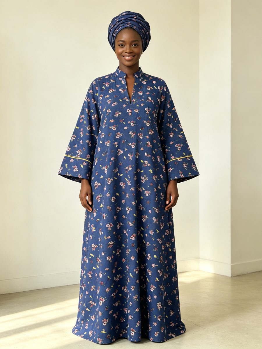 FZ-CP-121 · Navy Small Floral