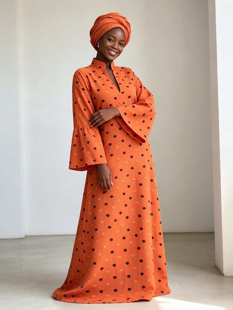 FZ-CP-133 · Orange Black Dot