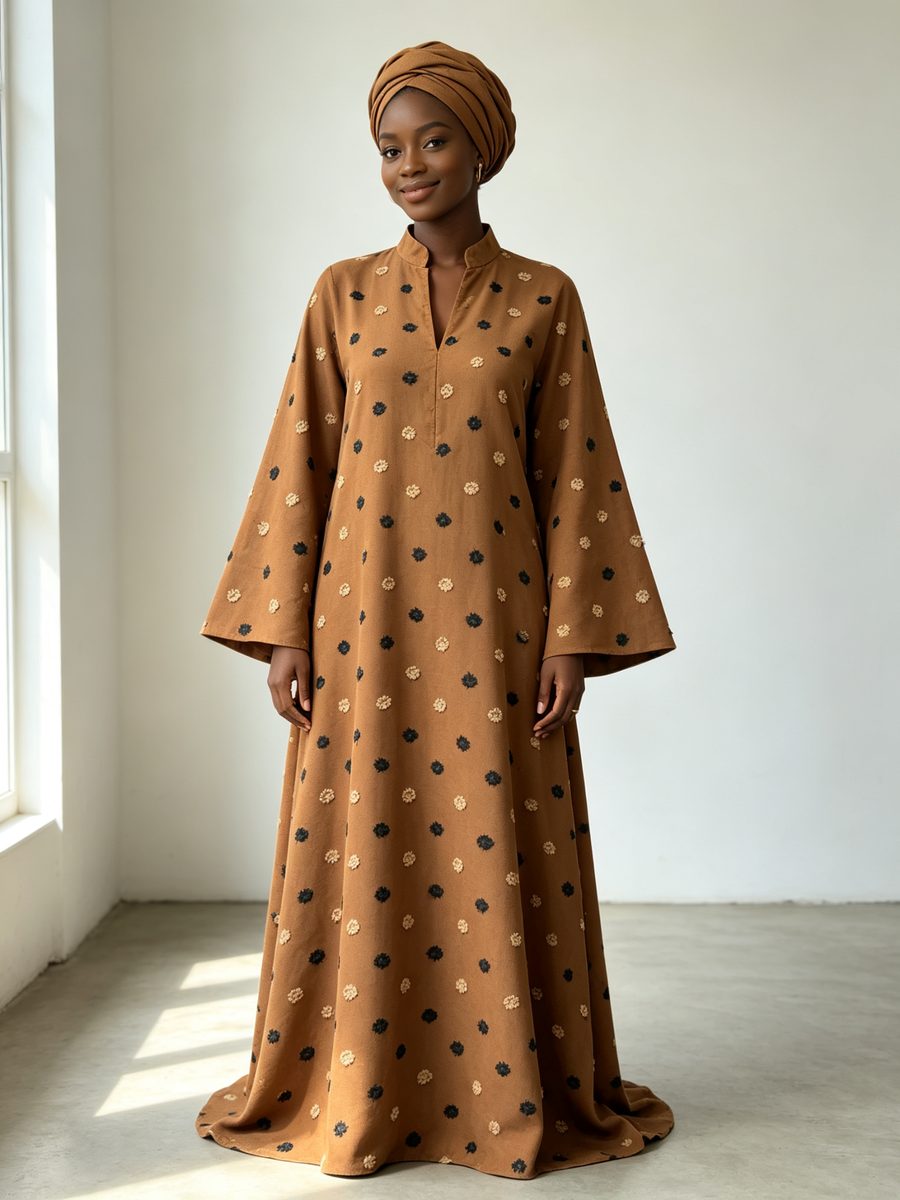 FZ-CP-136 · Brown Black Dot