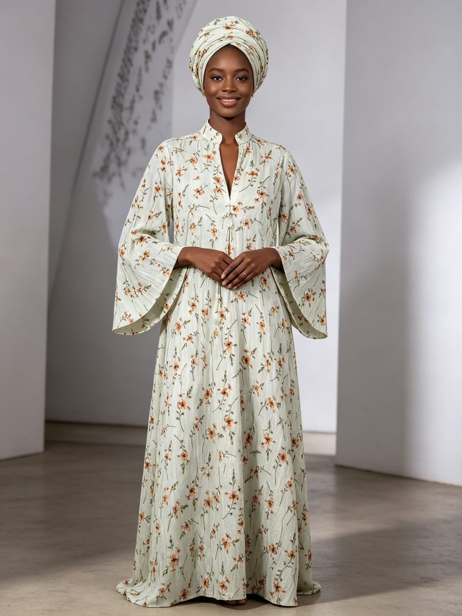 FZ-CP-146 · Light Green Mini Floral