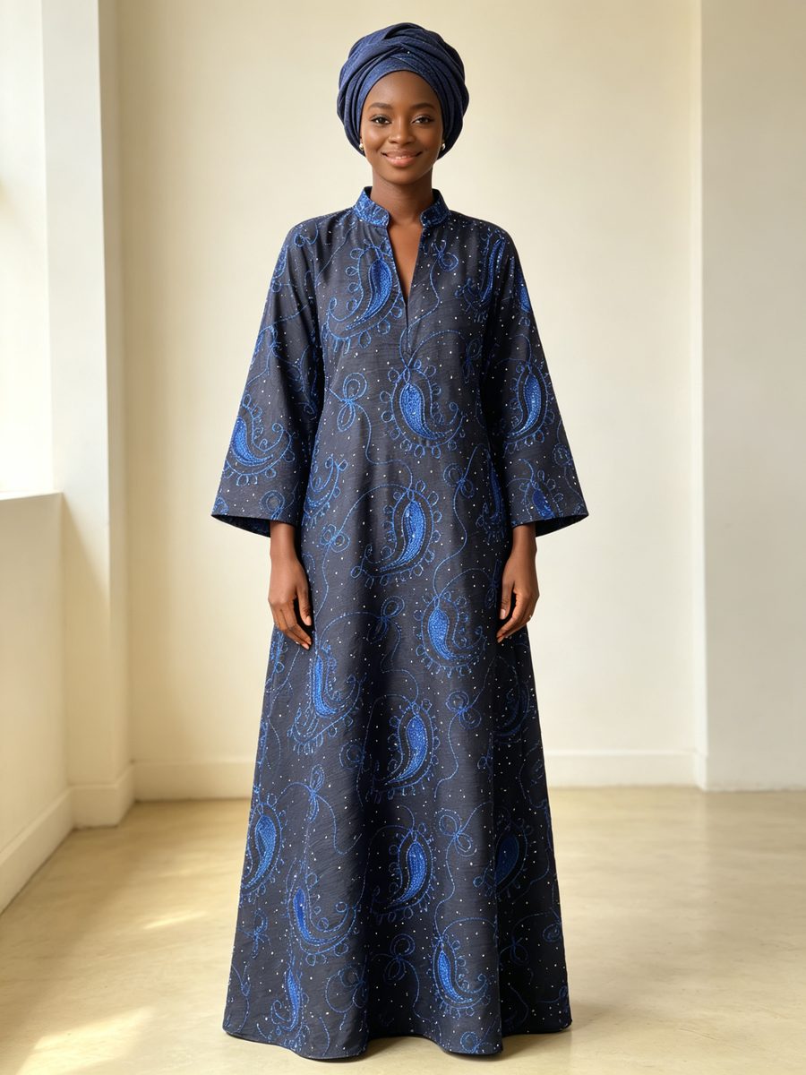 FZ-CP-152 · De ep Blue Paisley