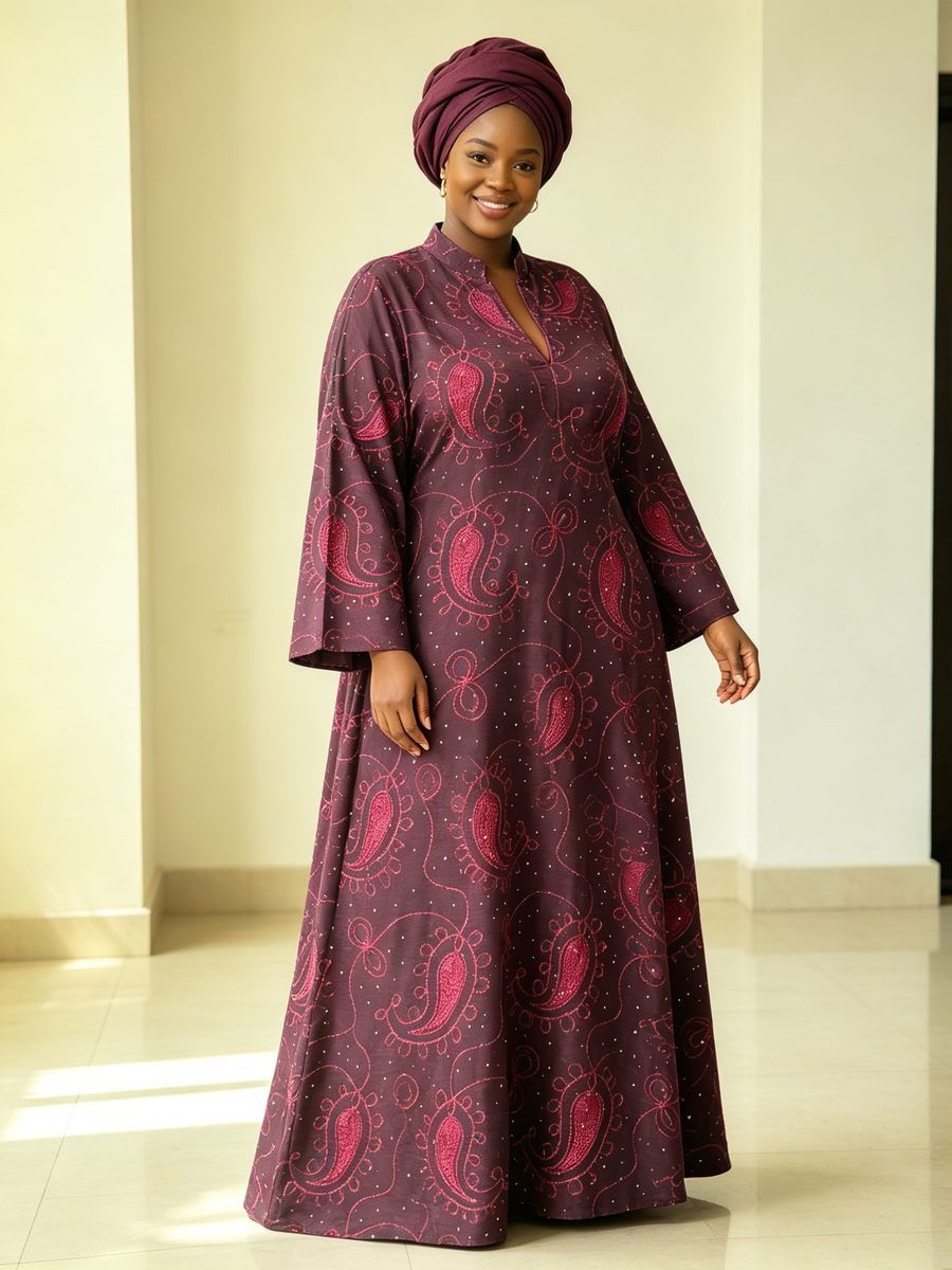 FZ-CP-156 · Deep Purple Pink Paisley