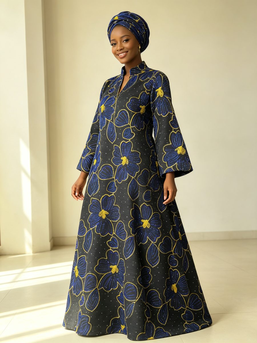 FZ-CP-163 · Navy Red White Embroidery
