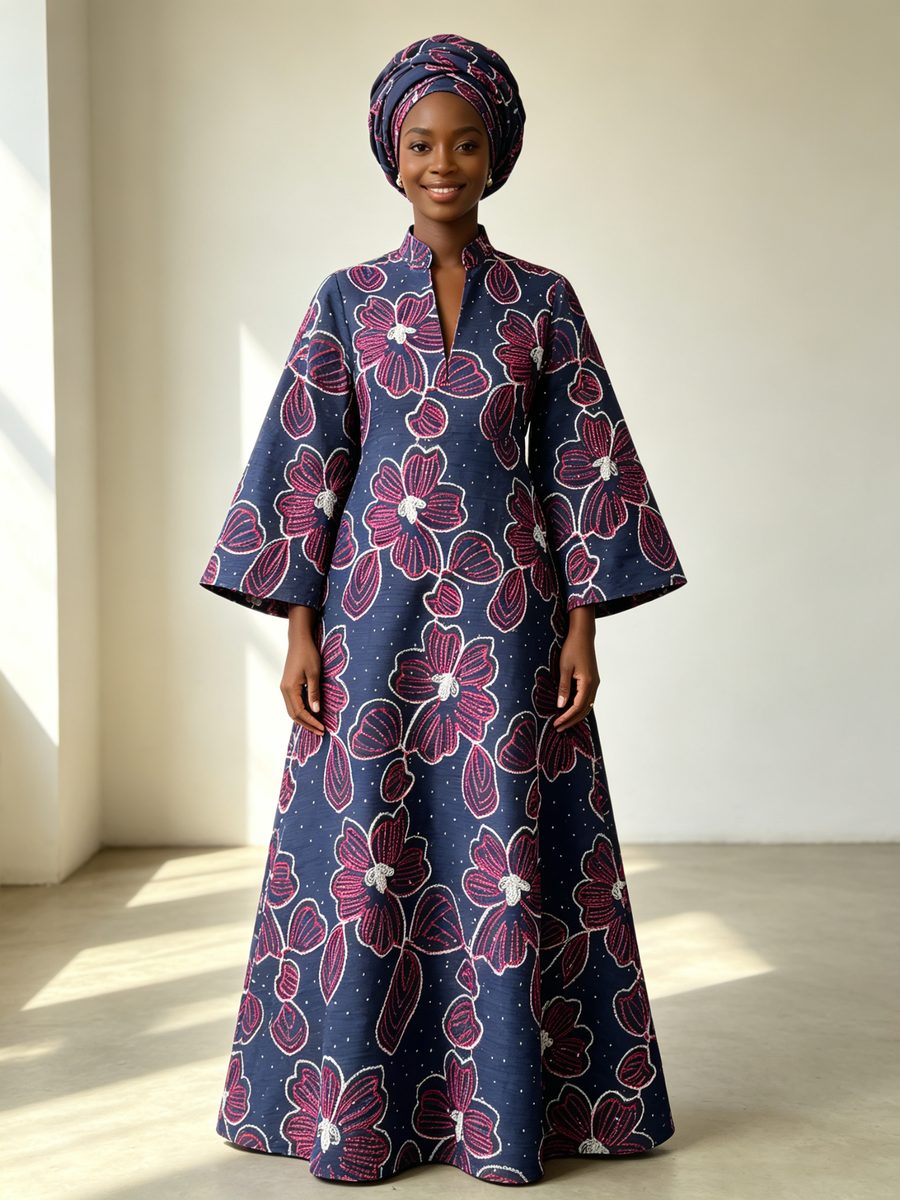 FZ-CP-167 · Forest Blue Embroidery