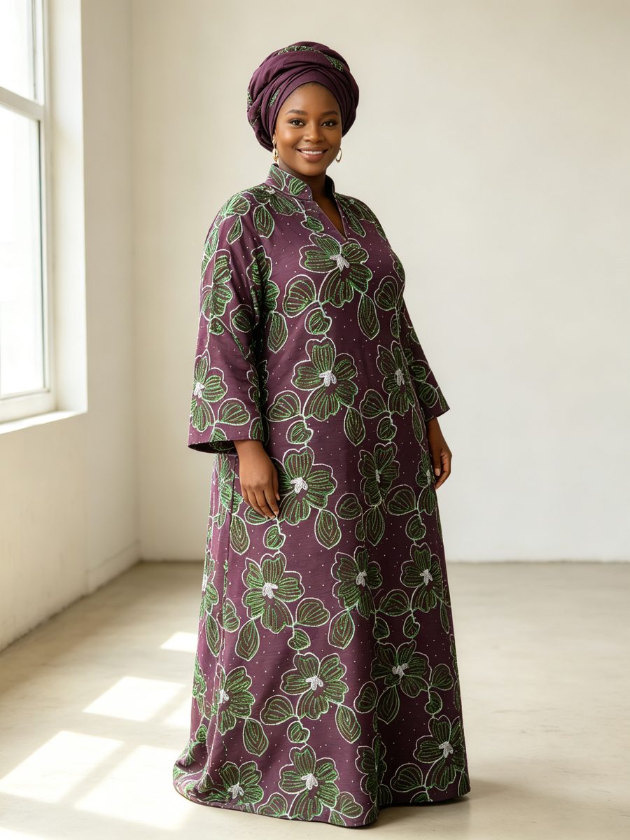 FZ-CP-168 · Forest Red Embroidery