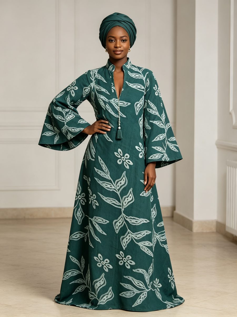 FZ-CP-018 · Forest Vine Cutwork