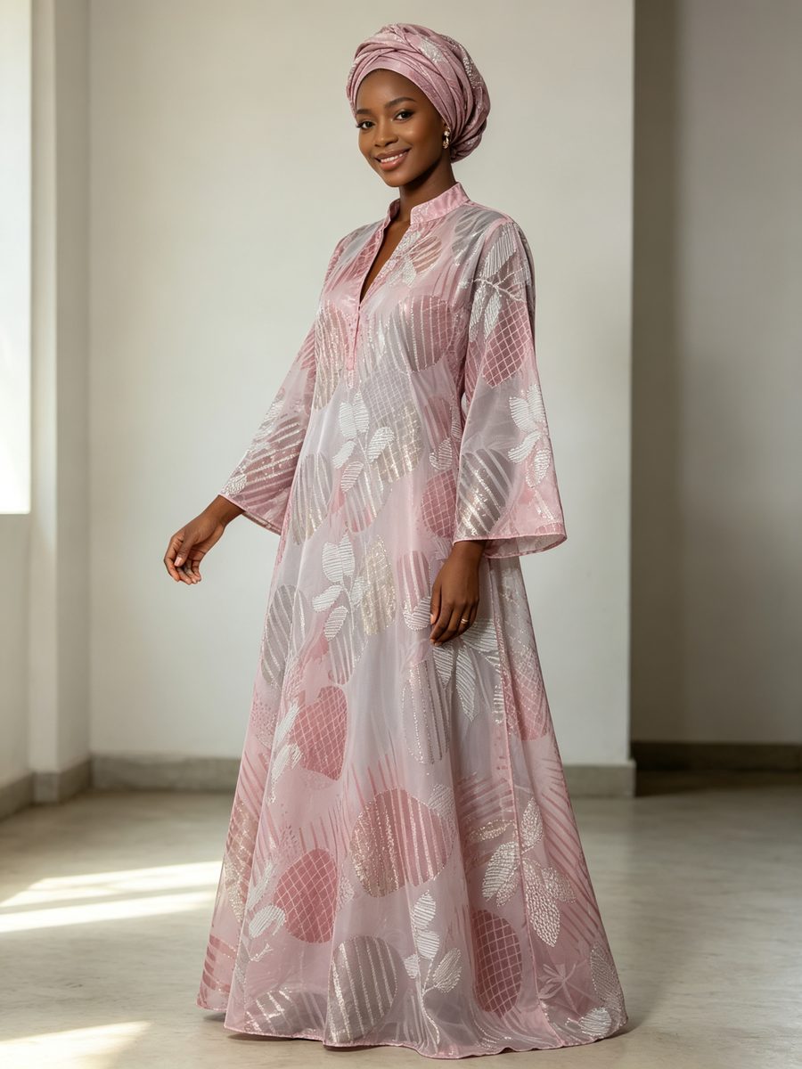 FZ-CP-183 · Pink Red Feather Floral