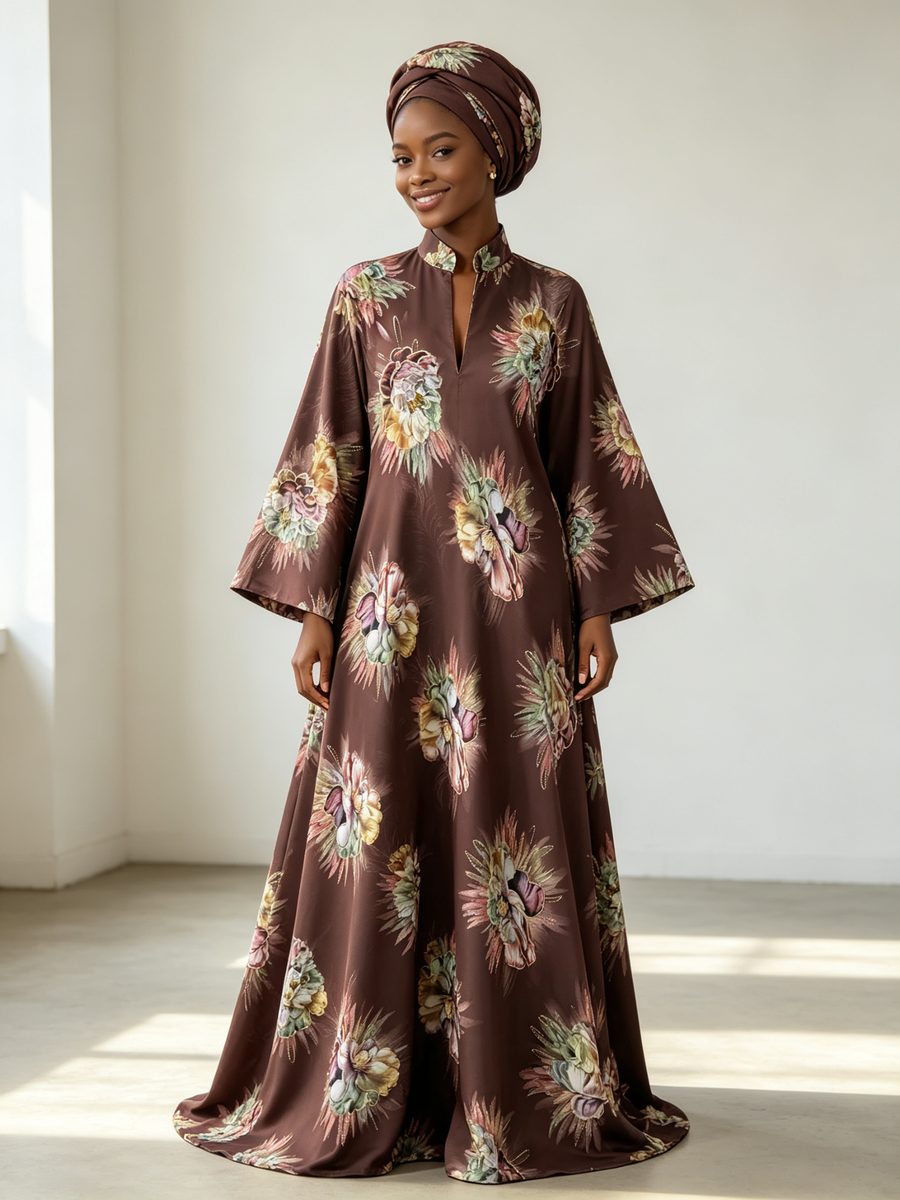FZ-CP-188 · Brown Floral