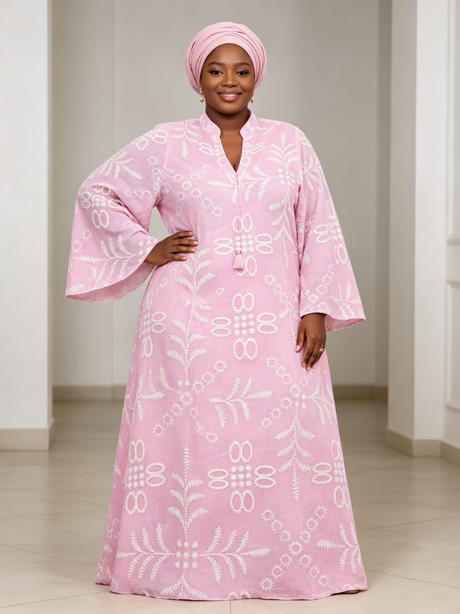 FZ-CP-019 · Blush Paisley Cutwork