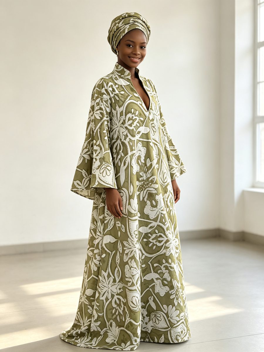 FZ-CP-098 · Olive White Floral
